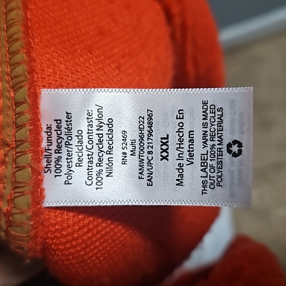 Free Assembly Fleece Shacket Snap Front Shirt - Orange Tan- Men’s Size 3XL - Picture 5 of 10